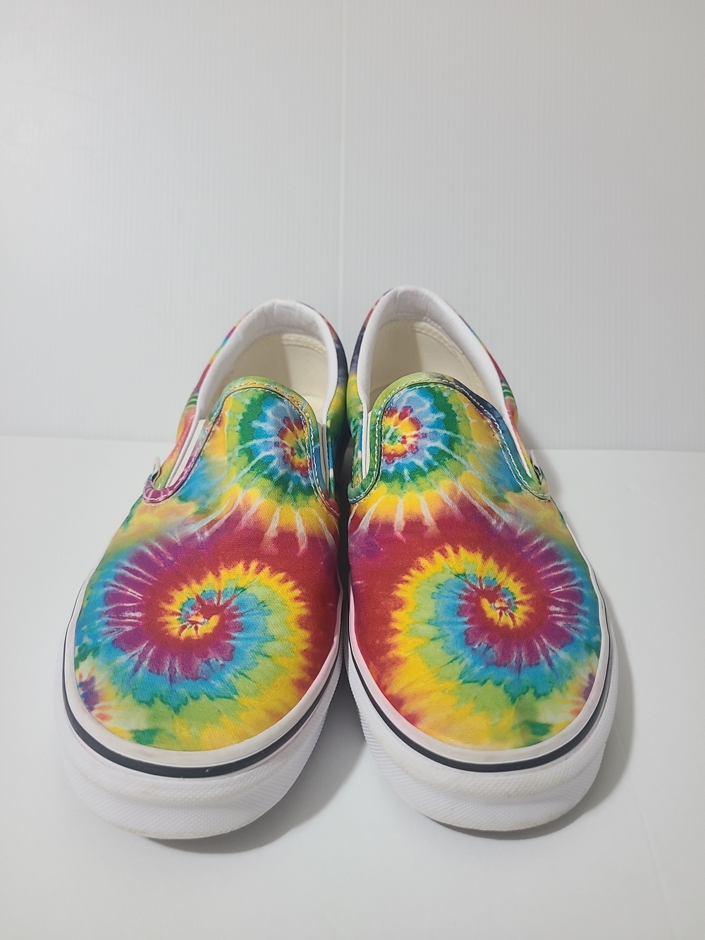 Vans Mens 8.5  Womens Size 10 Tie-Dye Slip-On Sneakers - Multicolor Slip-on - Picture 5 of 7